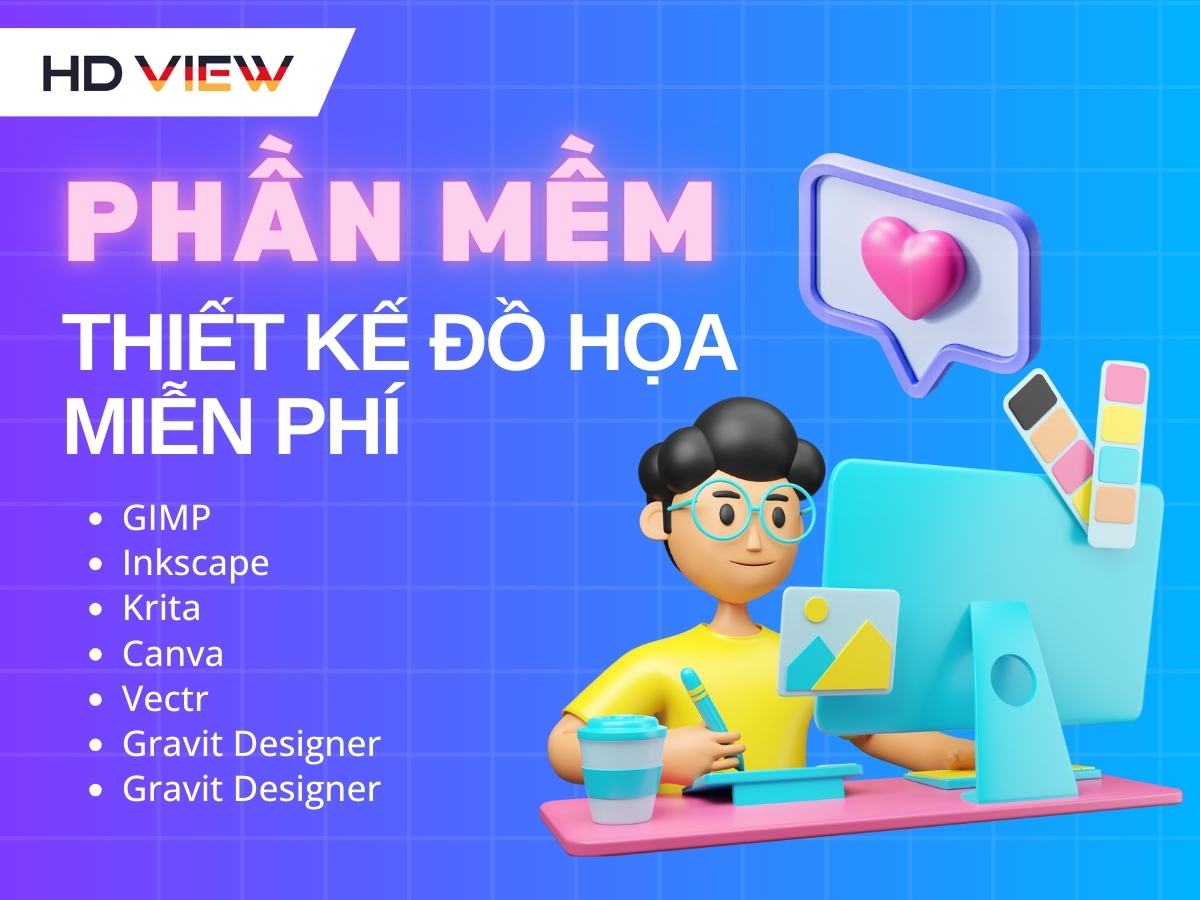 Phần mềm thiết kế đồ họa miễn phí dân chuyên cũng thích