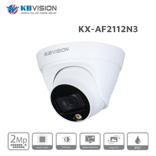 Camera IP Full Color 2.0MP KBVISION KX-AF2112N3 1