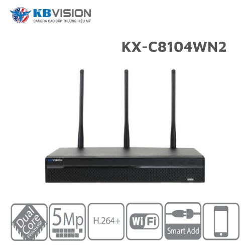 Đầu ghi wifi 4 kênh KBVISION KX-C8104WN2 1