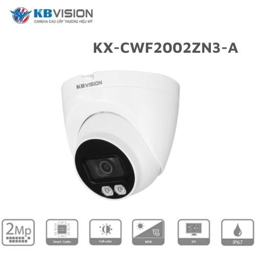 Camera IP Full Color 2.0MP KBVISION KX-CWF2002ZN3-A 1
