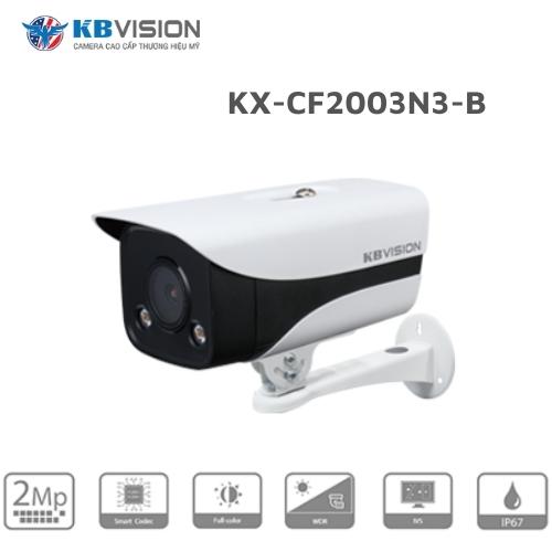 Camera IP Full Color 2.0MP KBVISION KX-CF2003N3-B 1