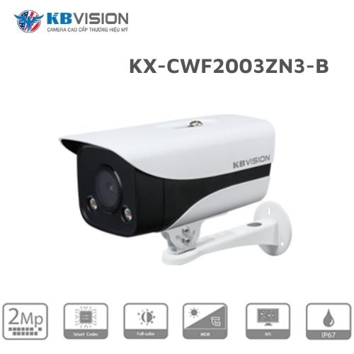 Camera IP Full Color 2.0MP KBVISION KX-CWF2003ZN3-B 1