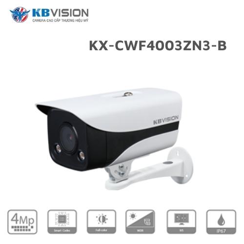 Camera IP Full Color 4.0MP KBVISION KX-CWF4003ZN3-B 1