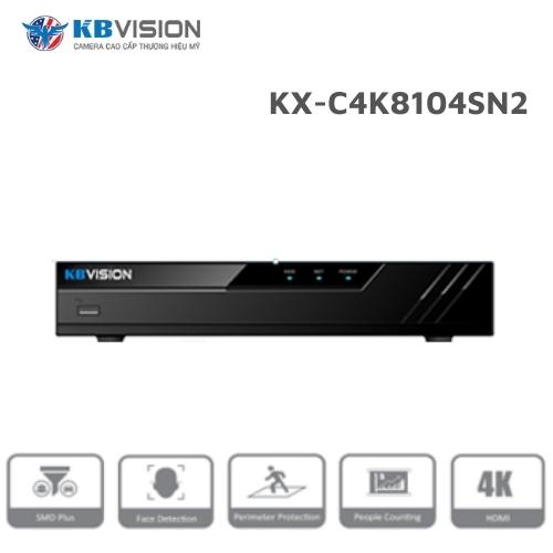 Đầu ghi hình NVR 4 kênh KBVISION KX-C4K8104SN2 1