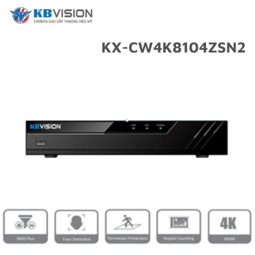 Đầu ghi hình NVR 4 kênh KBVISION KX-CW4K8104ZSN2 1
