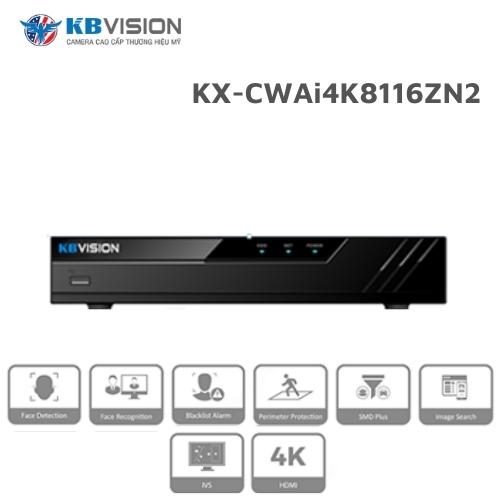 KX-CWAi4K8116ZN2 Đầu ghi IP 16 kênh KBVISION 1