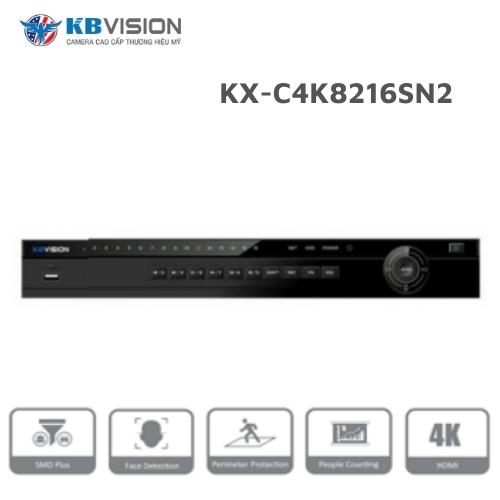 Đầu ghi NVR 16 kênh KBVISION KX-C4K8216SN2 1