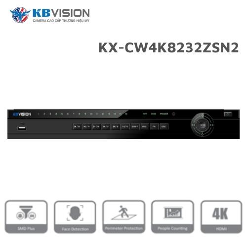 KX-CW4K8232ZSN2 Đầu ghi hình ip 32 kênh KBVISION 1
