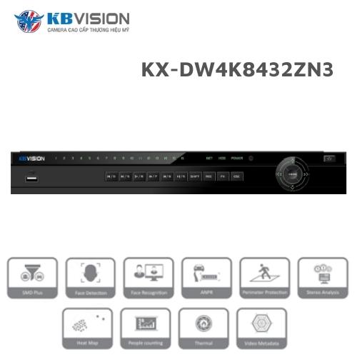 KX-DW4K8432ZN3 Đầu ghi hình IP 32 kênh KBVISION 1