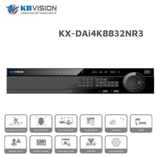 Đầu ghi hình IP 32 kênh KBVISION KX-DAi4K8832NR3 1