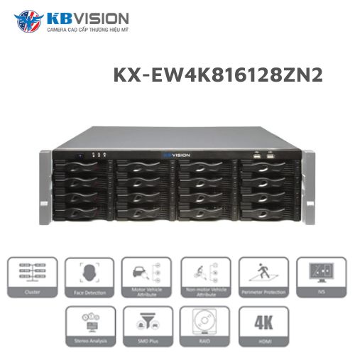 Đầu ghi hình NVR 128 kênh KBVISION KX-EW4K816128ZN2 1