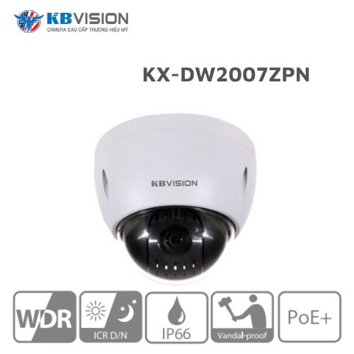 Camera IP PTZ ốp trần 2.0MP KBVISION KX-DW2007ZPN 1