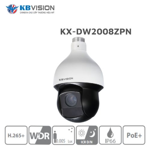 Camera IP PTZ 2.0MP KBVISION KX-DW2008ZPN 1