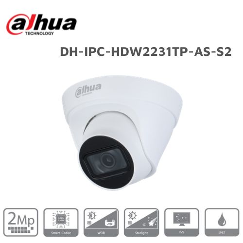 Camera Stralight 2.0MP Dahua DH-IPC-HDW2231TP-AS-S2 1