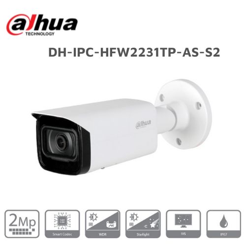Camera IP 2.0MP Dahua DH-IPC-HFW2231TP-AS-S2 1