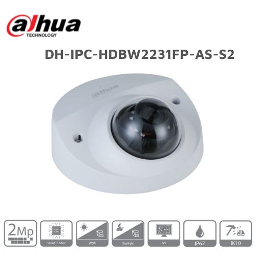 Camera IP 2.0MP Dahua DH-IPC-HDBW2231FP-AS-S2 1