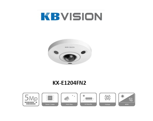 KX-E1204FN2 CAMERA KBVISION  FISHEYE 3600 - GÓC RỘNG TOÀN CẢNH 1