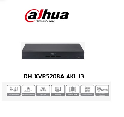 DAHUA DH-XVR5208A-4KL-I3 ĐẦU GHI HÌNH HỖ TRỢ CAMERA 4K 1