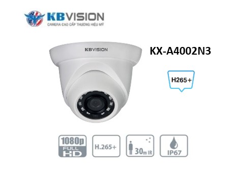 Camera IP 2.0MP KBVISION KX-A4002N3 1
