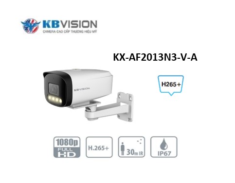 Camera IP Full Color 2.0MP KBVISION KX-AF2013N3-V-A 1
