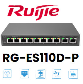 Thiết bị mạng Ruijie RG-ES110D-P tốc độ cao 1