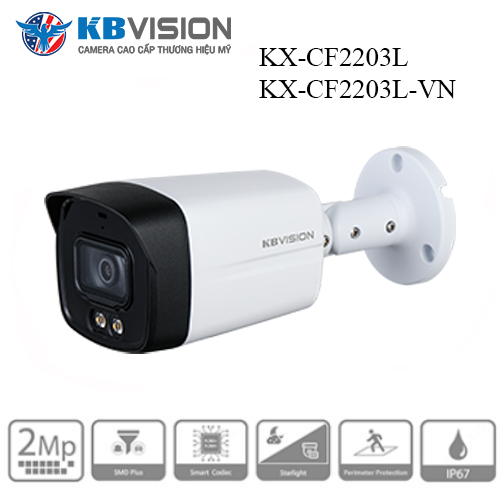 Camera Kbvision KX-CF2203L & KX-CF2203L-VN cảm biến nâng cao 1