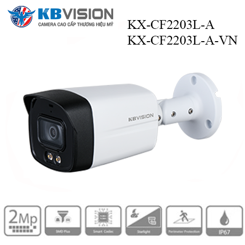 Camera Kbvision KX-CF2203L-A & KX-CF2203L-A-VN ghi hình ảnh sắc nét 1