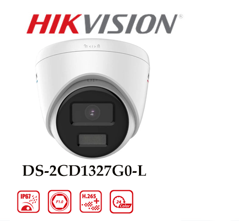Camera DS-2CD1327G0-L Camera Chống Ngược Sáng Siêu Nét Hình Ảnh 1