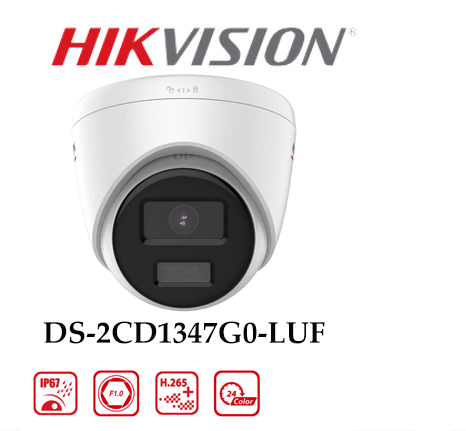 Camera DS-2CD1347G0-LUF Nhạy Ánh Sáng Rõ Nét 1