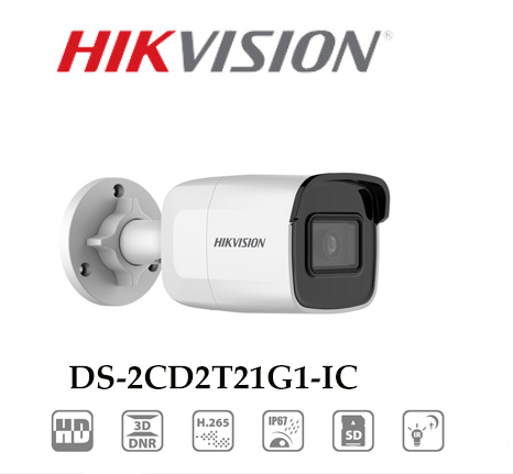 Camera DS-2CD2021G1-IC Có 2 Ống Kính Lớn Khuếch Đại Hình Ảnh 1