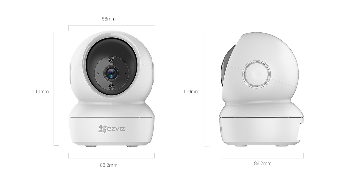 Camera không dây EZVIZ TY1 wifi HD1080P 2MP đàm thoại 2 chiều xoay theo chuyển động. 2