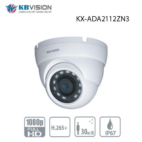 Camera IP 2.0MP Kbvision KX-ADA2112ZN3 1