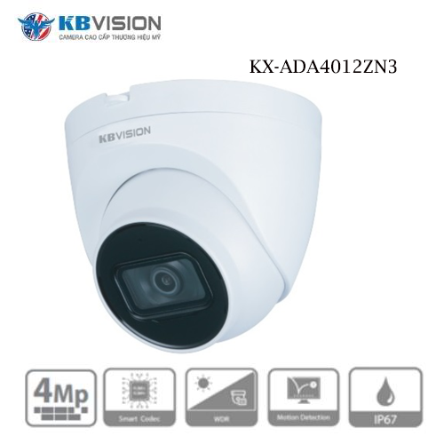 Camera Kbvision KX-ADA4012ZN3 Chống Bụi Chống Nước 1