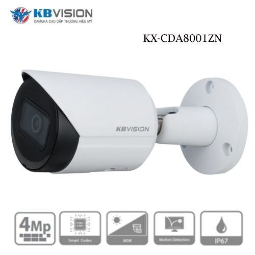 Camera Kbvision KX-CDA8001ZN Camera Ngoài Trời 8MP 1