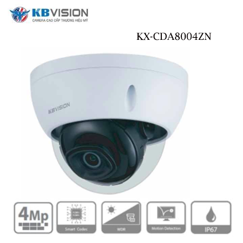 Camera Kbvision KX-CDA8004ZN Ánh Sáng Hồng Ngoại 4Mp 1