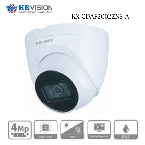 Camera Kbvision IP KX-CDAF2002ZN3-A Full Color 1