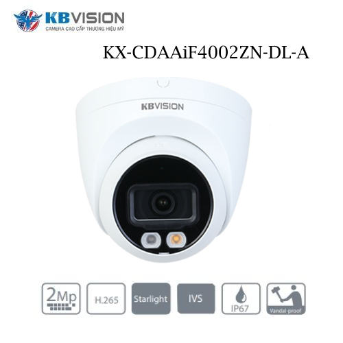 Camera Kbvision KX-CDAAiF4002ZN-DL-A Và KX-CAiF4002N-DL-A 1