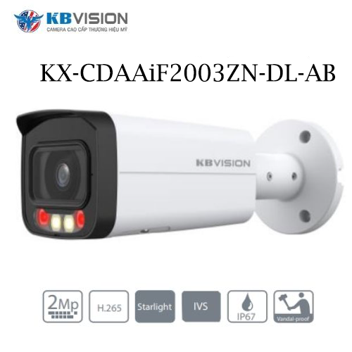 Camera Kbvision KX-CDAAiF2003ZN-DL-AB Và KX-CAiF2003N-DL-AB 1