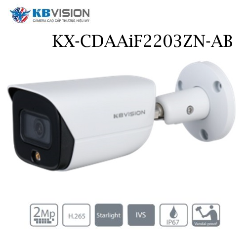 Camera Kbvision KX-CDAAiF2203ZN-AB Và KX-CAiF2203N-AB 1