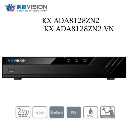 Đầu Ghi Camera NVR Kbvision KX-ADA8128ZN2 Và KX-ADA8128ZN2-VN 1