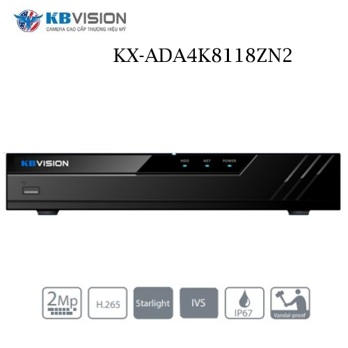 Đầu Ghi Camera Kbvision KX-ADA4K8118ZN2 8 Kênh NVR 1