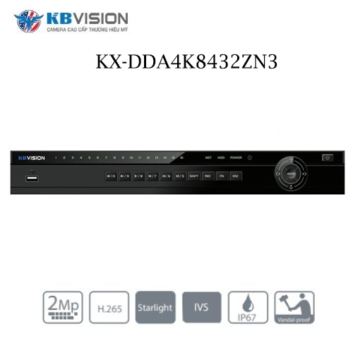 Đầu ghi KX-DDA4K8432ZN3 Và KX-D4K8432N3 IP 32 kênh Kbvision 1