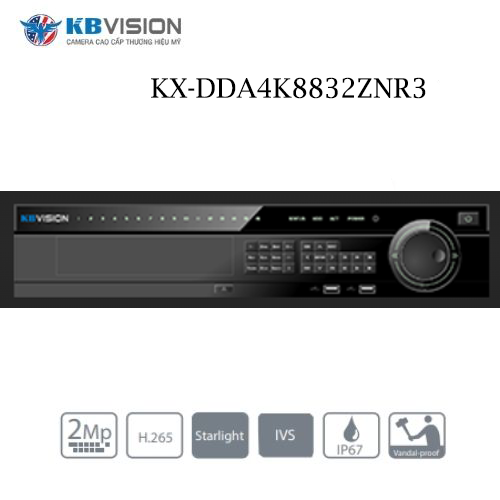 Đầu ghi KX-DDA4K8832ZNR3 Và KX-D4K8832NR3 IP 32 kênh Kbvision 1