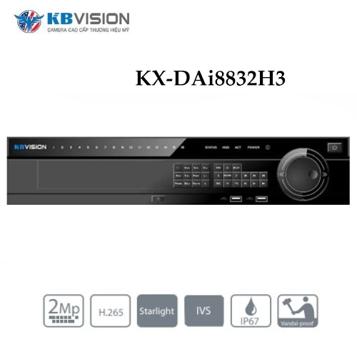 Đầu Ghi Kbvision KX-DAi8832H3 IP 32 Kênh 1
