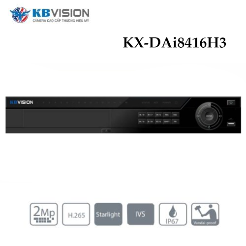 Đầu Ghi Kbvision KX-DAi8416H3 IP 16 Kênh 1