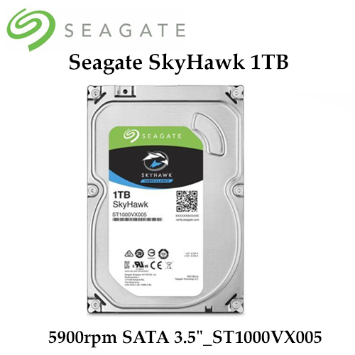 Ổ cứng ST1000VX005 Seagate SkyHawk 1TB 5900rpm SATA 3.5" 1