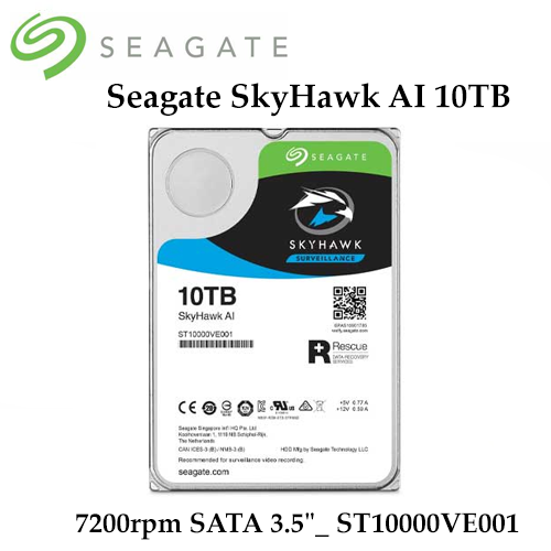 Ổ cứng ST10000VE001 Seagate SkyHaw AI 10TB 7200rpm SATA 3.5" 1