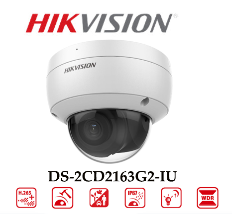 Camera Hikvision DS-2CD2163G2-IU 6MP Chống Báo Động Giả 1