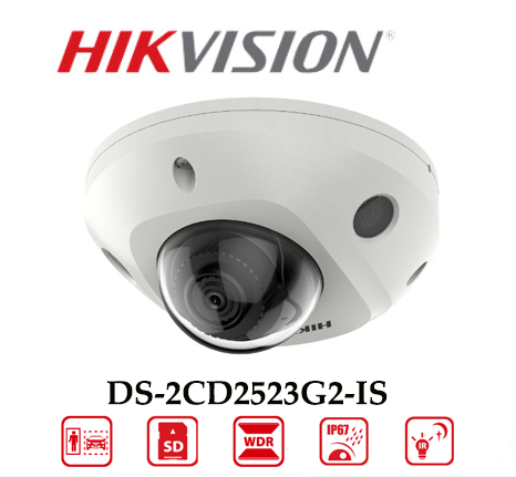 Camera Hikvision DS-2CD2523G2-IS Chuẩn Chống Bụi, Chống Va Đập 1