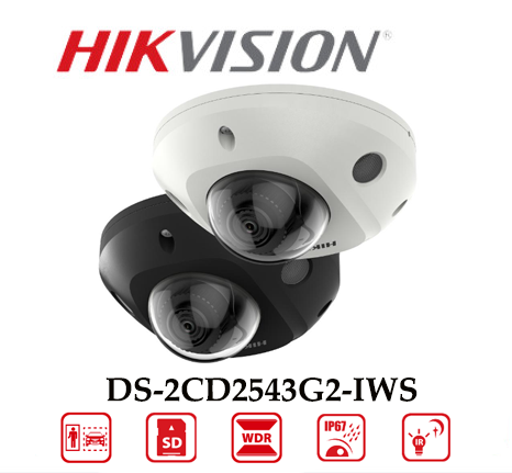 Camera Hikvision DS-2CD2543G2-IWS 4MP Hỗ Trợ Kết Nối Wifi 1